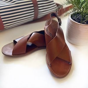 Madewell Boardwalk Leather Sandals